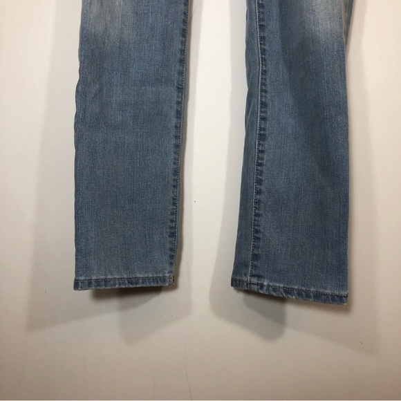 Old Navy Boyfriend Jeans Women’s Sz 8 Blue Denim Regular Fit Straight Leg EUC - Picture 5 of 9